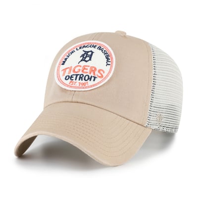  Detroit Tigers '47 Clean Up Adjustable Hat - Khaki