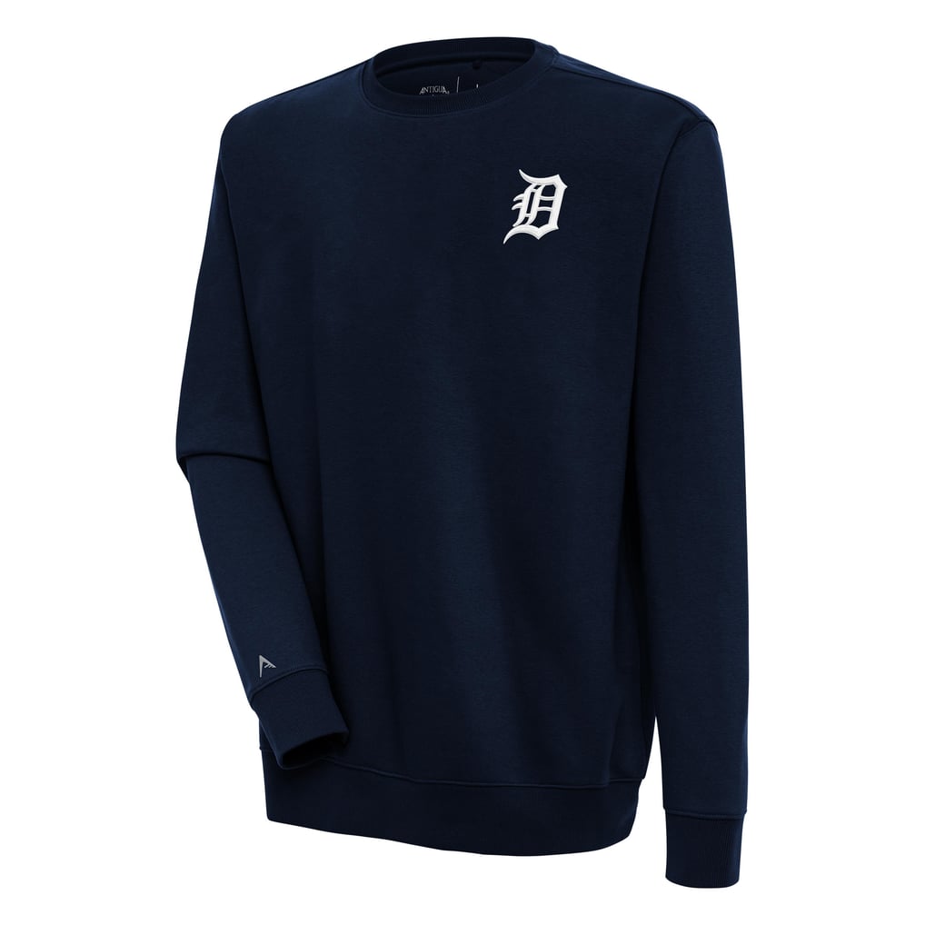  Detroit Tigers Antigua Victory Pullover Sweatshirt - Navy
