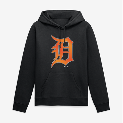 Detroit Tigers Big & Tall Forged Mascot Hoodie - Black