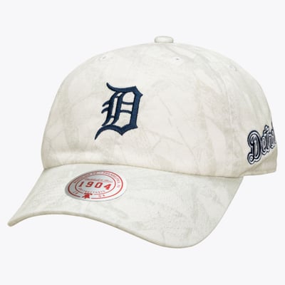  Detroit Tigers Mitchell & Ness Ghosted 1904 Adjustable Hat - White