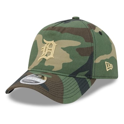 Detroit Tigers New Era A-Frame 9FORTY Adjustable Hat - Camo