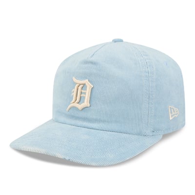 Detroit Tigers New Era Corduroy 19TWENTY Adjustable Hat - Light Blue