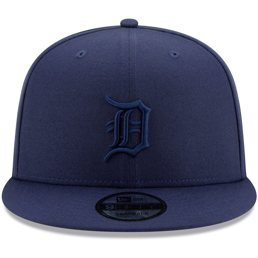 Men's Detroit Tigers New Era Navy Tonal 9FIFTY Snapback Hat