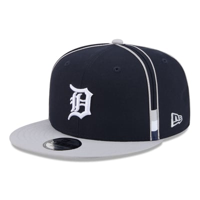 Detroit Tigers New Era 9FIFTY Soutache Snapback Hat - Navy/Gray