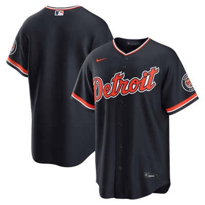 Detroit Tigers Nike Alternate Stadium Jersey - Navy