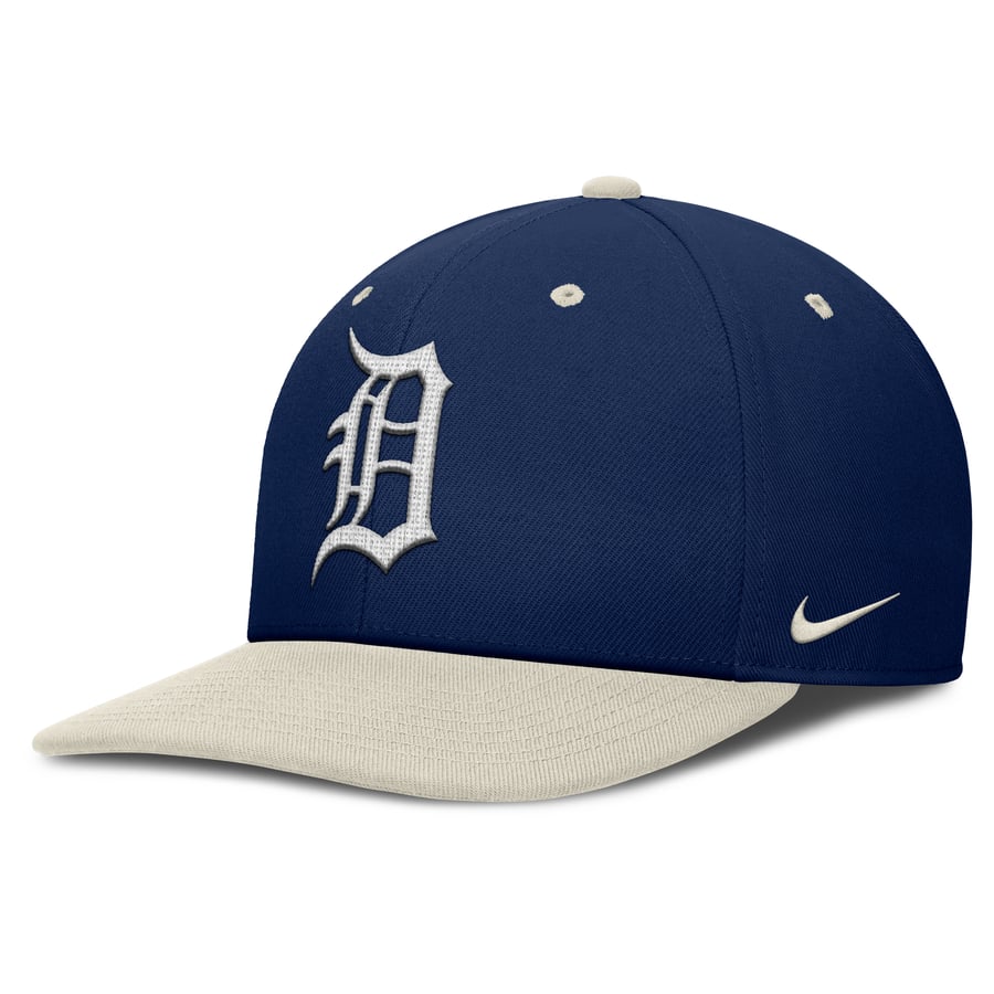 Detroit Snapback Men's Detroit Tigers Nike Navy/Cream Pro Performance Snapback Hat