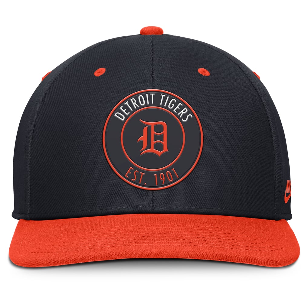 Detroit Snapback Men's Detroit Tigers Nike Navy/Orange Cooperstown Collection Pro Dri ...