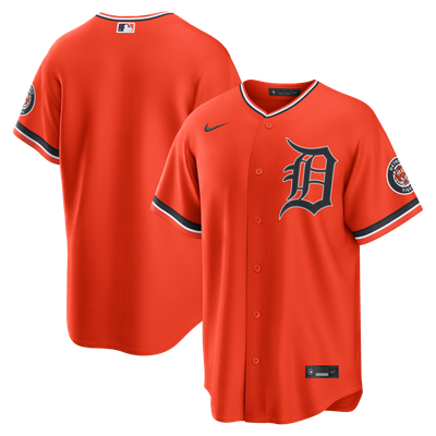 Detroit Tigers Nike Alternate Stadium Jersey - Orange