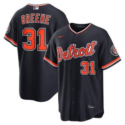 Riley Greene Detroit Tigers Nike Alternate Stadium Jersey - Navy