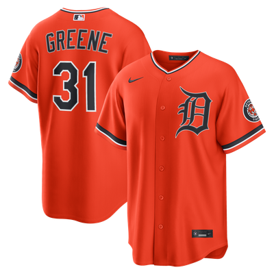 Riley Greene Detroit Tigers Nike Alternate Stadium Jersey - Orange