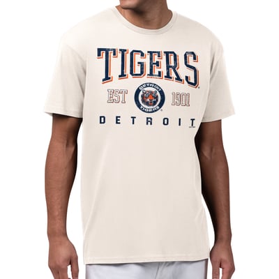  Detroit Tigers Starter Established Logo T-Shirt - Cream