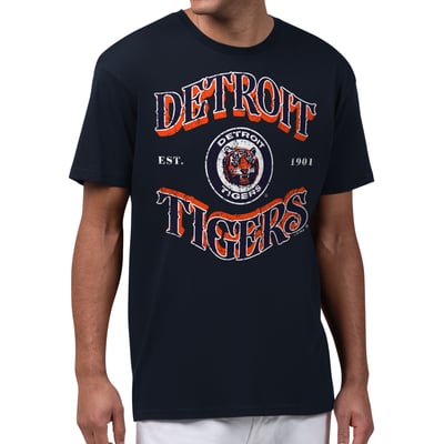  Detroit Tigers Starter Take Me Out T-Shirt - Navy
