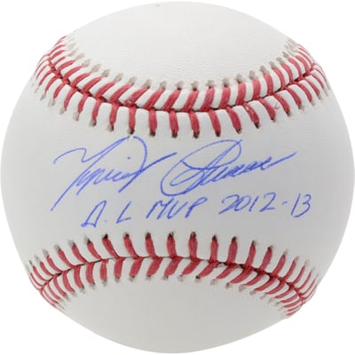 Miguel Cabrera Detroit Tigers Fanatics Authentic Autographed Baseball with "A.L. MVP 2012-13" Inscription