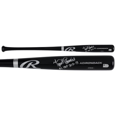 Miguel Cabrera Detroit Tigers Autographed Fanatics Authentic Black Rawlings Pro Bat with "AL MVP 2012-13" Inscription