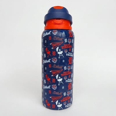 Detroit Tigers Pegasus 32oz. Game Day Pennant Stainless Steel ProPress Water Bottle