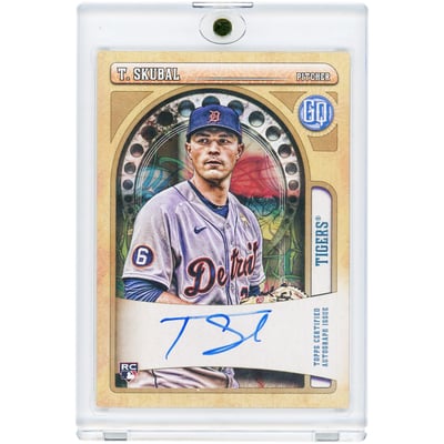 Tarik Skubal Detroit Tigers Autographed 2021 Topps Gypsy Queen #GQA-TSK Rookie Card