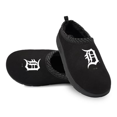 Detroit Tigers ISlide Unisex Primary Logo Mission Slippers - Black

