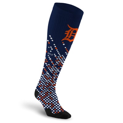 Detroit Tigers PRO Compression Unisex  Scoreboard Over-the-Calf Compression Socks