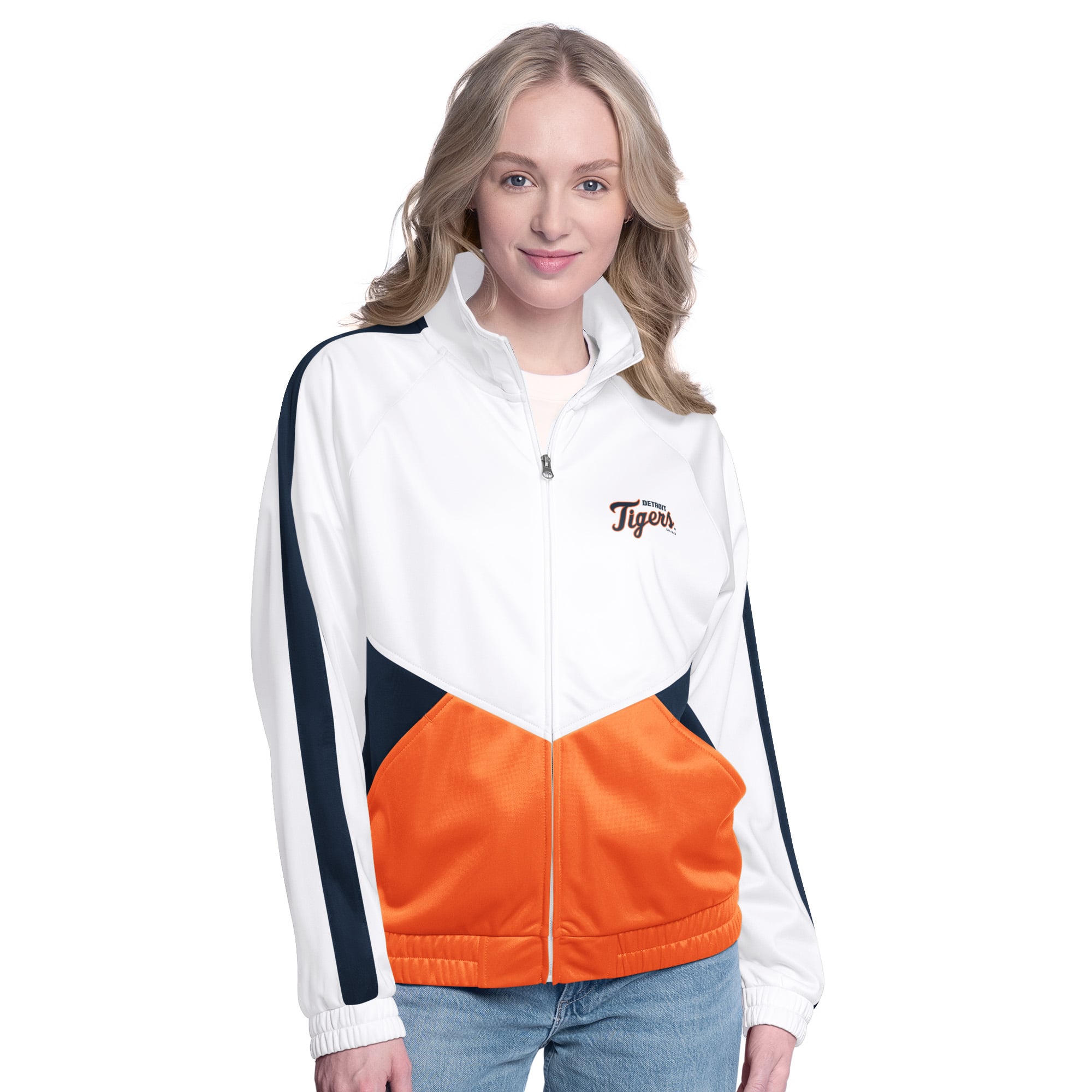 Women's Detroit Tigers G-III Sports by Carl Banks White/Navy Rally ...