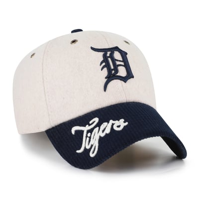 Detroit Tigers '47 Women's Rope Script Clean Up Adjustable Hat - Natural/Navy