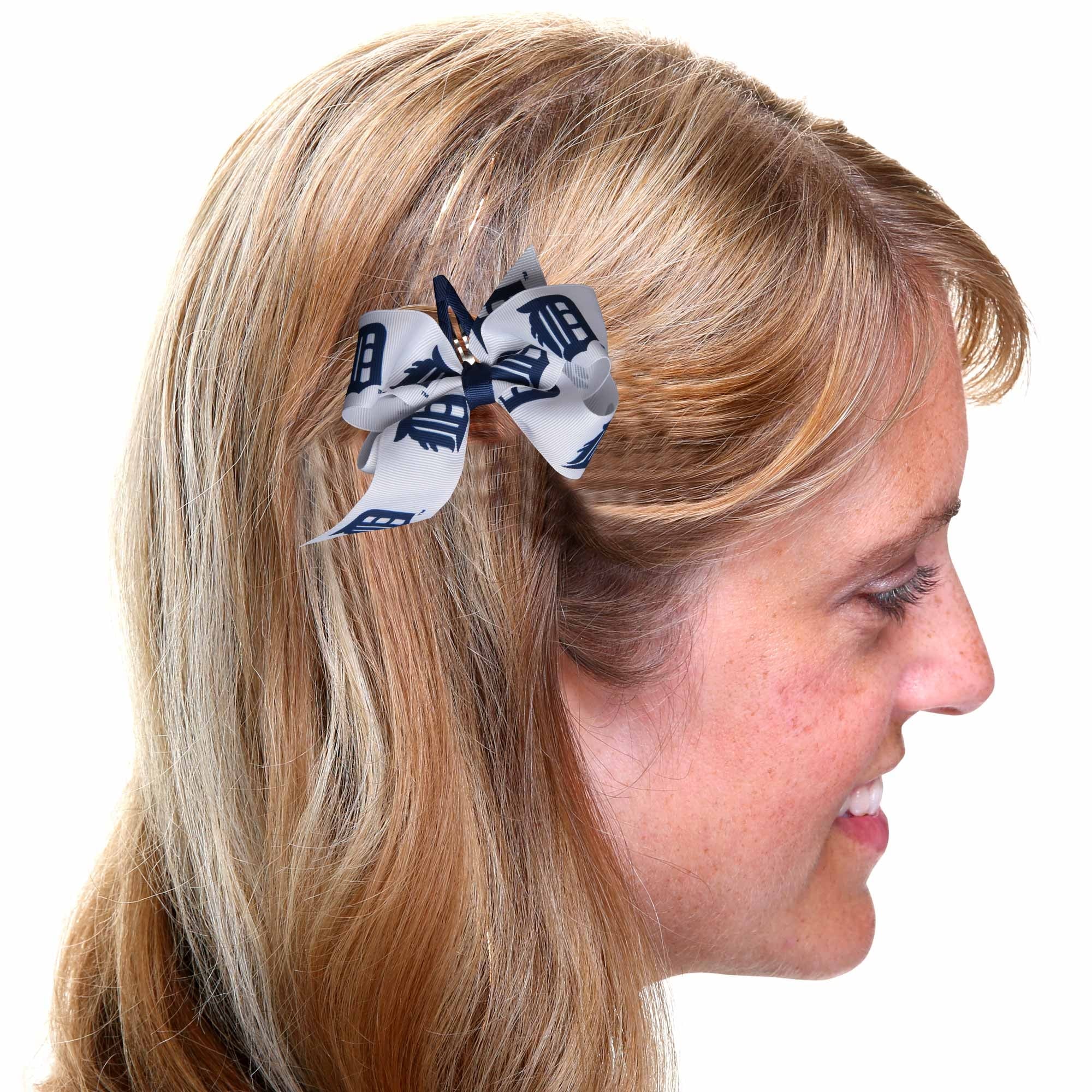 Women's Detroit Tigers Team Logo Hair Bow