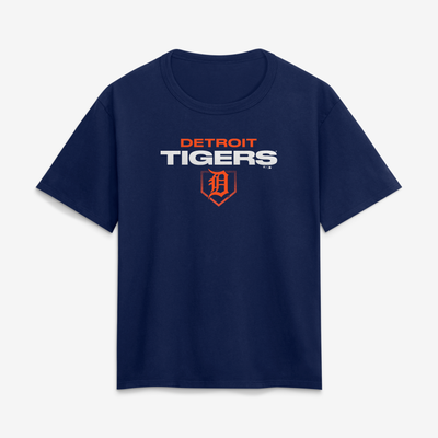 Detroit Tigers Fanatics Women's Legacy T-Shirt - Athletic Navy
