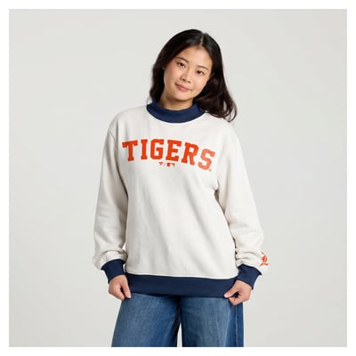 Detroit Tigers Fanatics Women's Sweatshirt - Cream