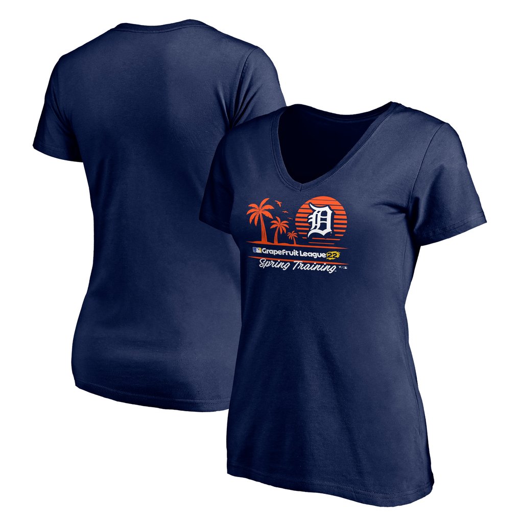Women's Detroit Tigers Fanatics Navy 2022 MLB Spring Training ...