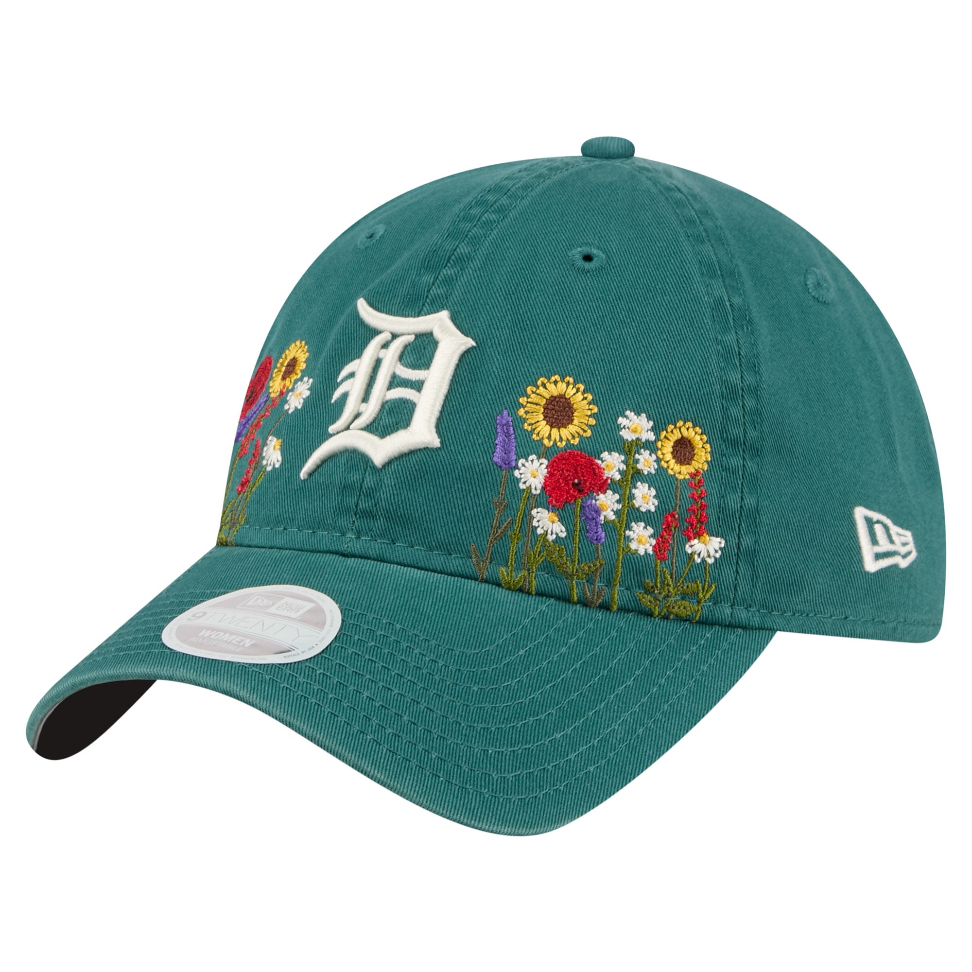 Green Tiger Embellished Cap tigers-st-pats-flocking-kelly-  main image 2