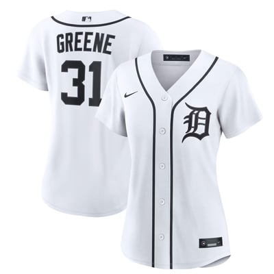 Riley Greene Detroit Tigers Nike Women's Home Replica Jersey - White