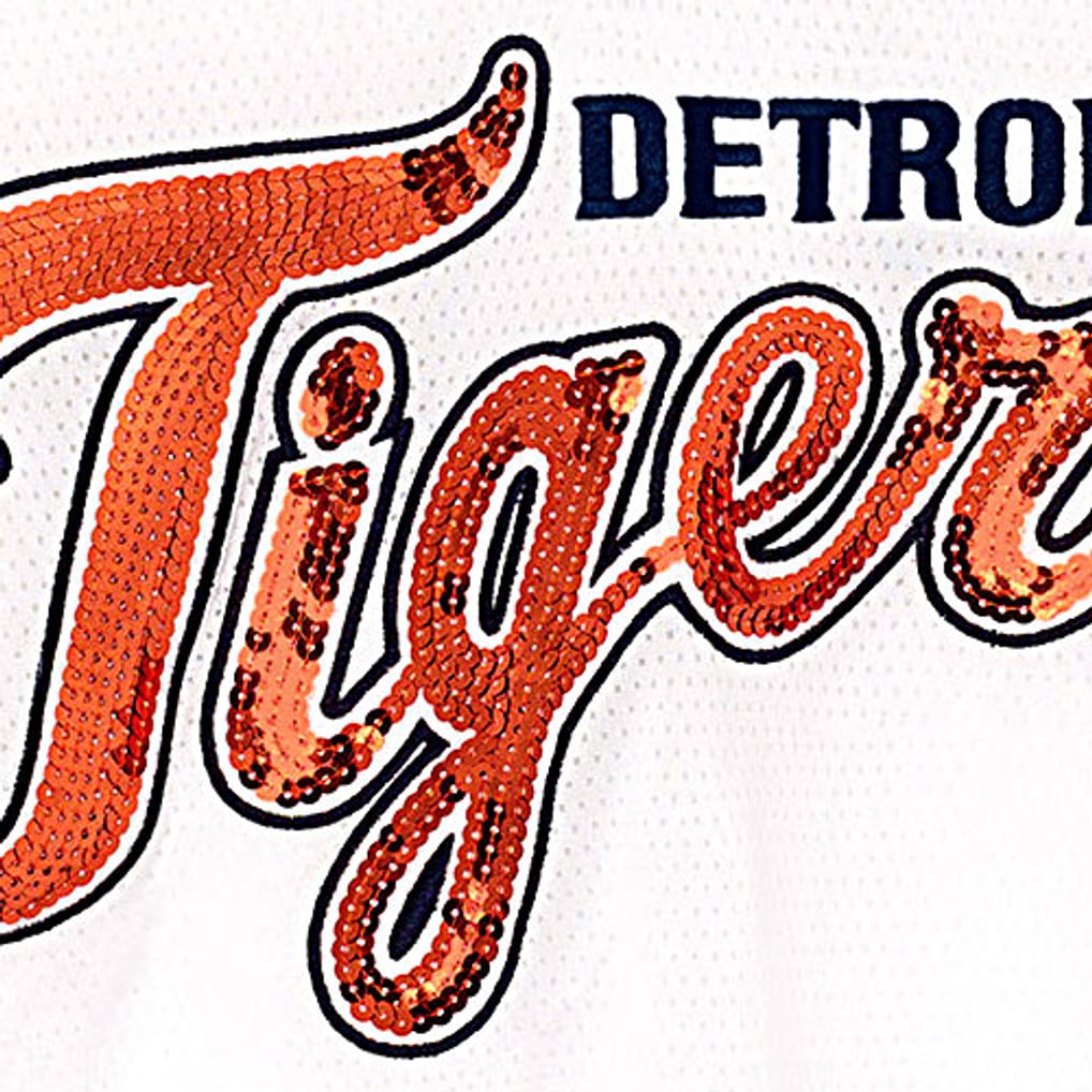 T-shirt Victoria's Secret PINK Detroit Tigers - Col V, Manches Courtes, Taille XS, Neuf Avec étiquettes