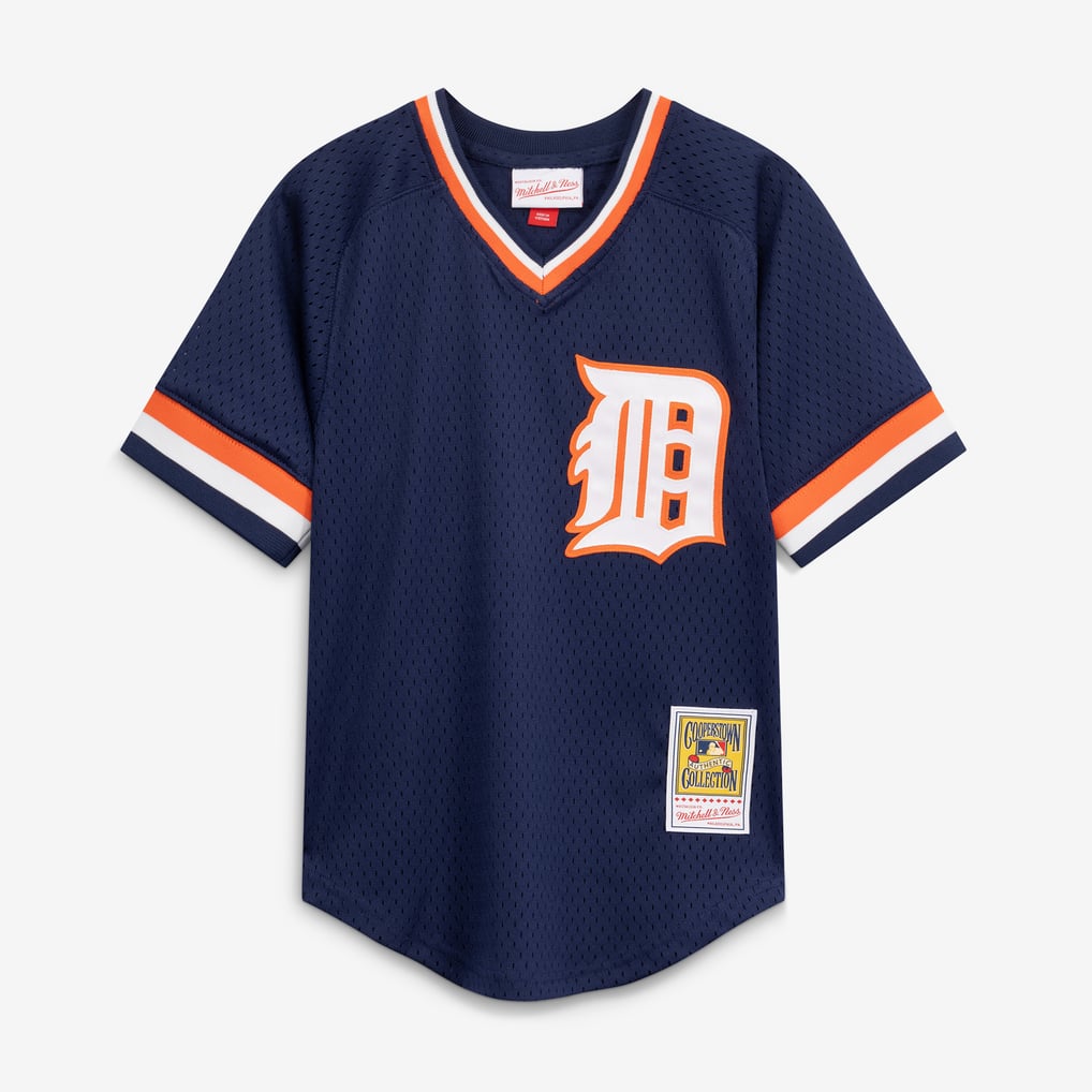 Youth Detroit Tigers Kirk Gibson Mitchell & Ness Navy Cooperstown 