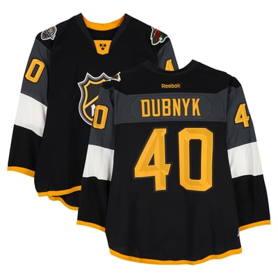 Devan Dubnyk Central Division Fanatics Authentic Game-Used #40 Black Reebok Jersey from the 2016 NHL All-Star Game 