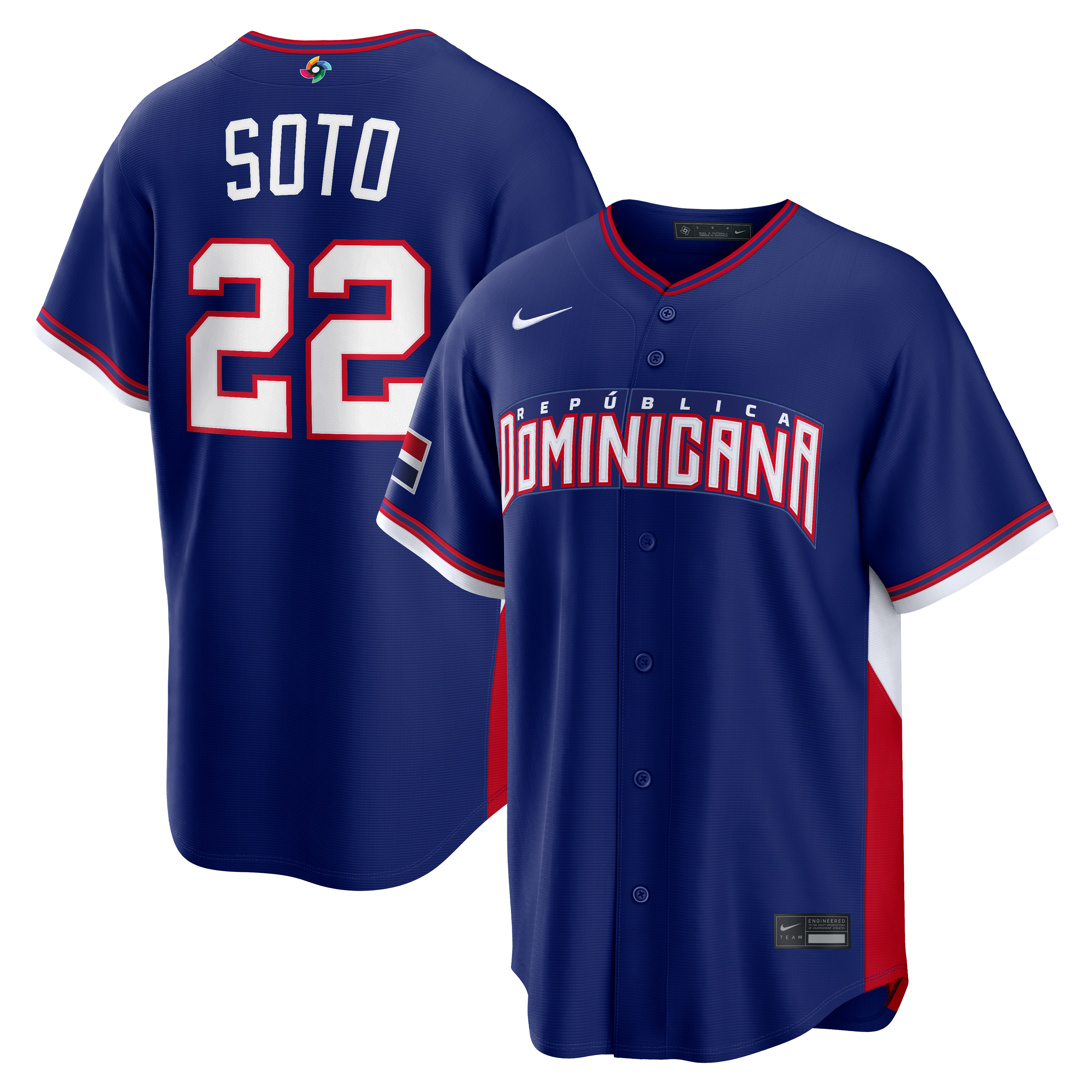 Juan Soto Dominican Republic Baseball Nike 2026 World Baseball 