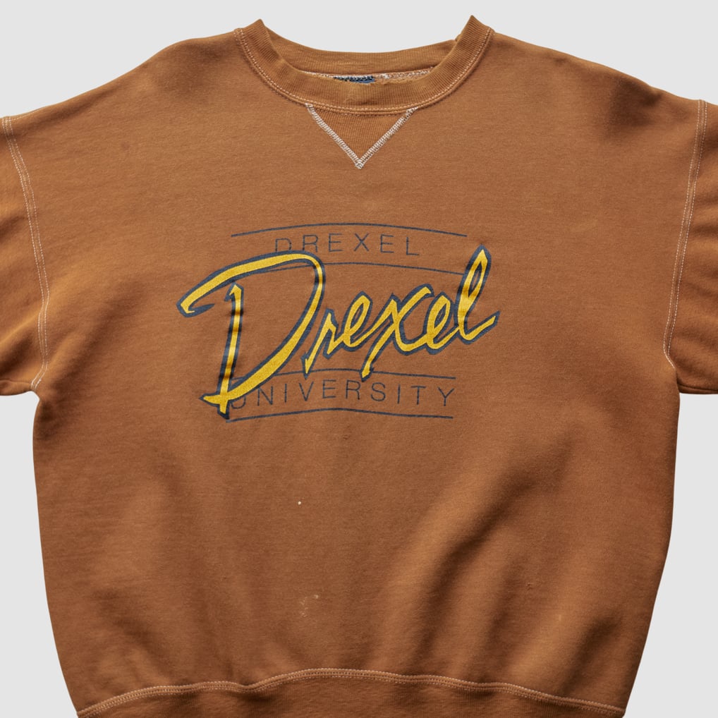 Drexel Dragons Jansport 90s Pullover Sweatshirt - Clay - L by Fanatics Real Vintage