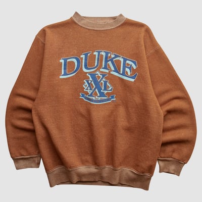 Duke Blue Devils 20/20 Sport 90s Pullover Sweatshirt - Clay - XS by Fanatics Real Vintage