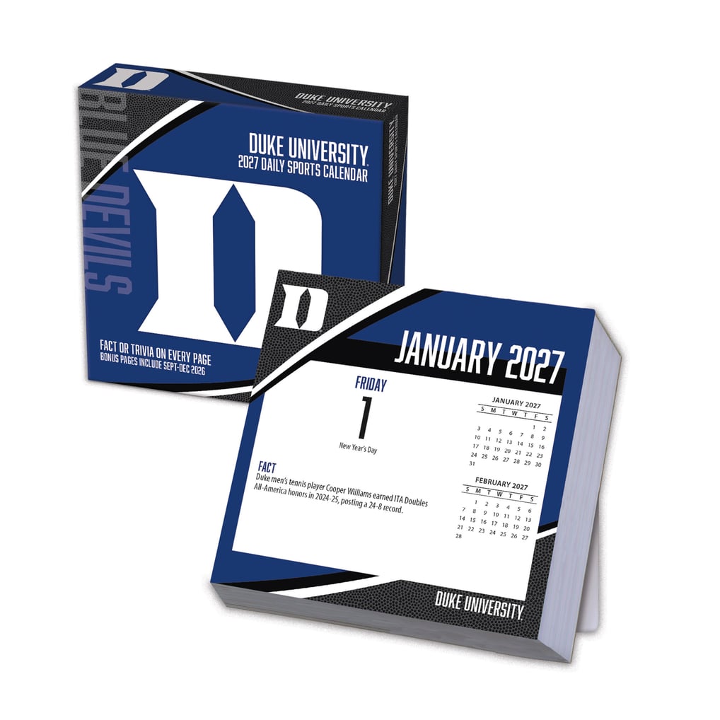 Duke Blue Devils 2027 Box Calendar