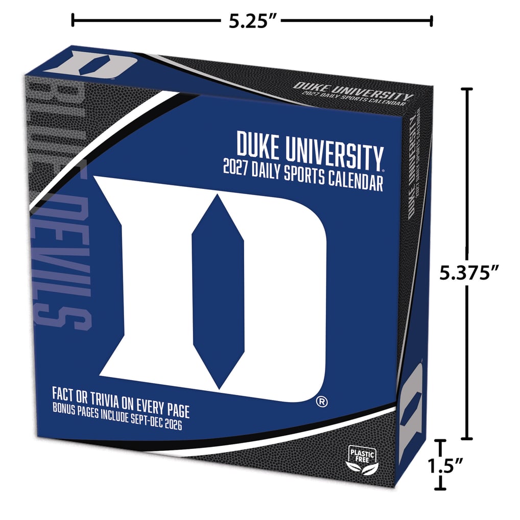 Duke Blue Devils 2027 Box Calendar
