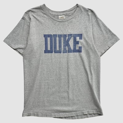 Duke Blue Devils Cotton Exchange 90s T-shirt - Heather Gray - S by Fanatics Real Vintage