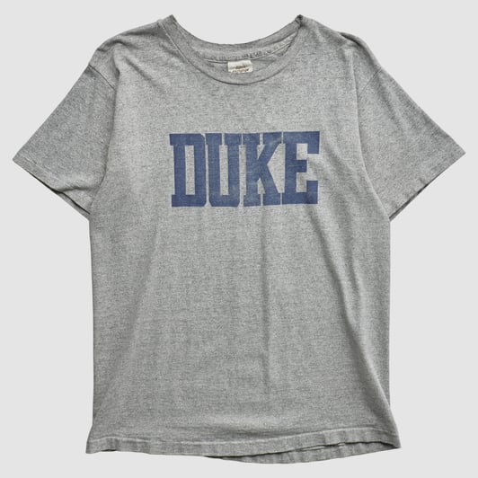 Duke Blue Devils Cotton Exchange 90s T-shirt - Heather Gray - S by Fanatics Real Vintage