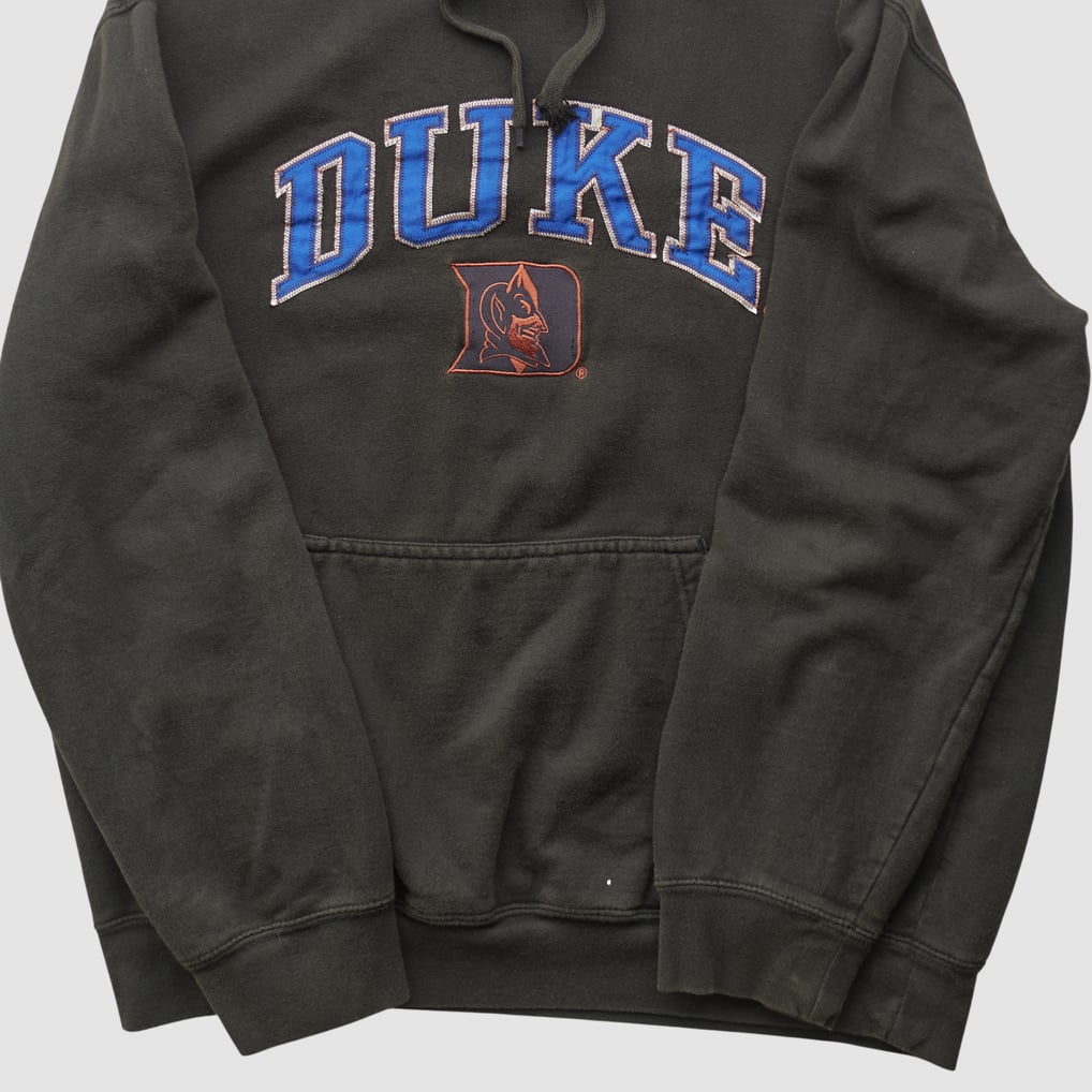 Duke Blue Devils Genuine Stuff 2010s Hooded Pullover Sweatshirt - Black - L by Fanatics Real Vintage