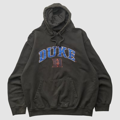 Duke Blue Devils Genuine Stuff 2010s Hooded Pullover Sweatshirt - Black - L by Fanatics Real Vintage