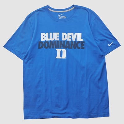 Duke Blue Devils Nike 2010s T-shirt - Blue - L by Fanatics Real Vintage