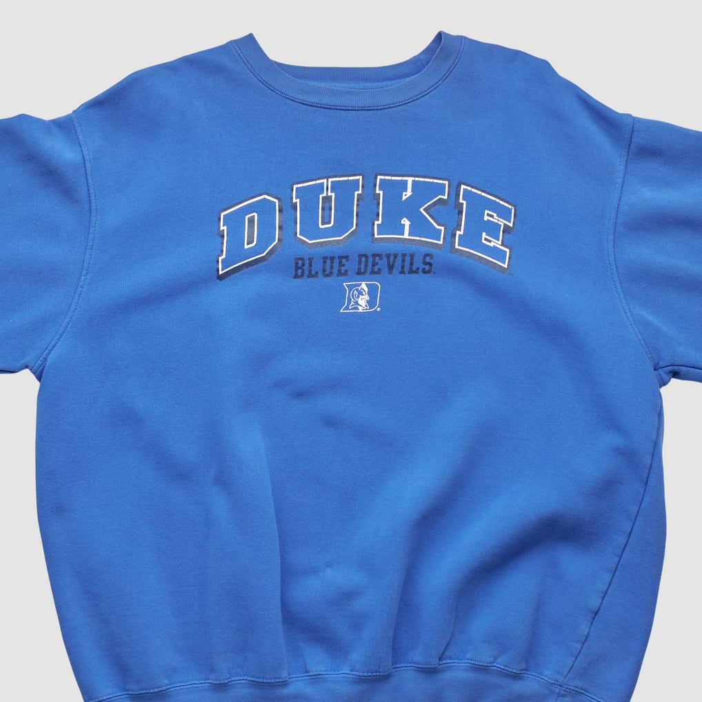 Duke Blue Devils Soffe 2000s Pullover Sweatshirt - Blue - XL by Fanatics Real Vintage