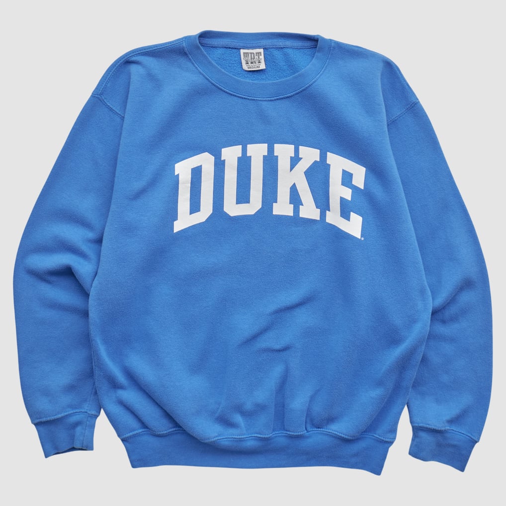 Duke Blue Devils TRT Classics 2010s Pullover Sweatshirt - Blue - M by Fanatics Real Vintage