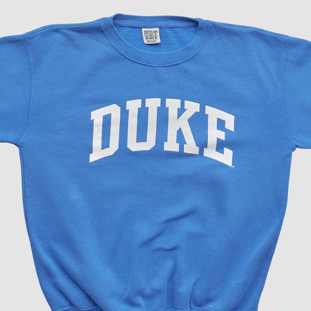 Duke Blue Devils TRT Classics 2010s Pullover Sweatshirt - Blue - M by Fanatics Real Vintage