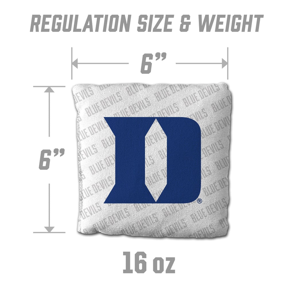 Duke Blue Devils Fanpoint Four-Piece Cornhole Bag Set