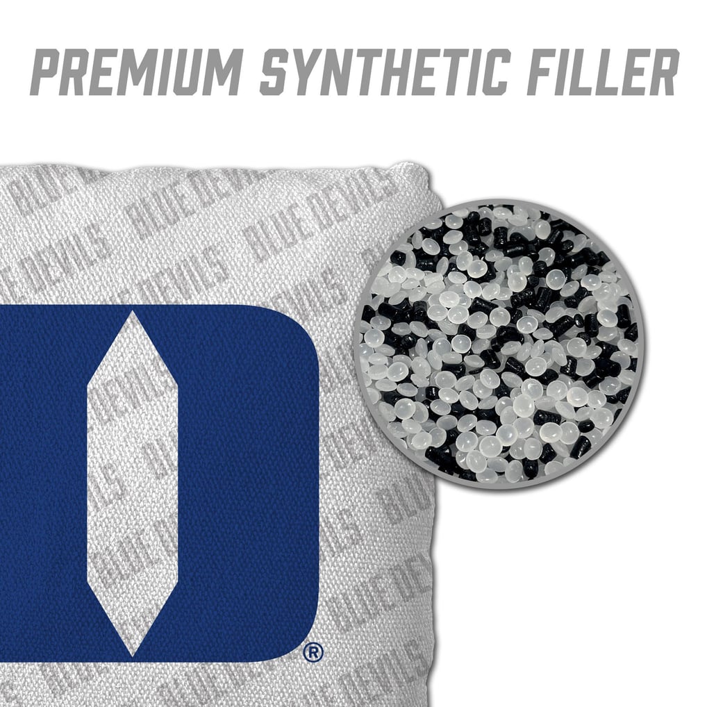 Duke Blue Devils Fanpoint Four-Piece Cornhole Bag Set