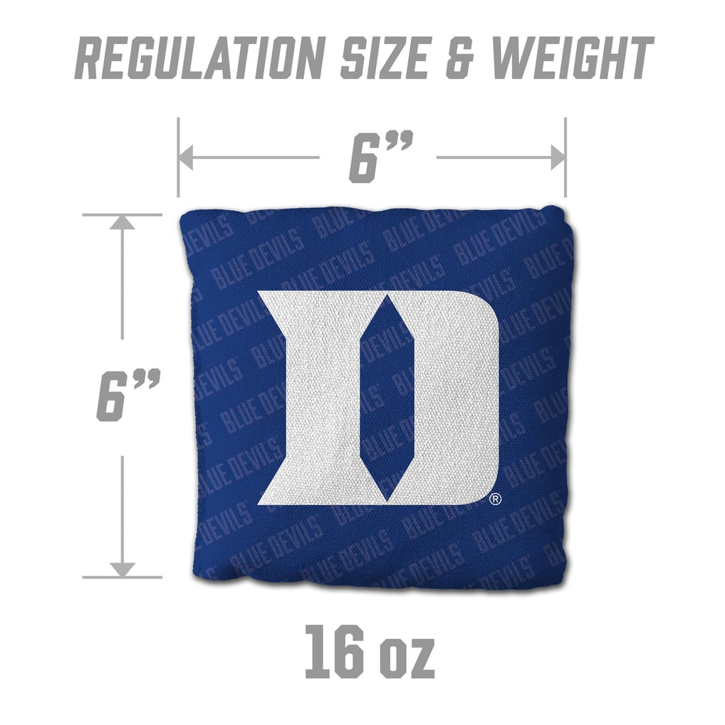 Duke Blue Devils Fanpoint Four-Piece Cornhole Bag Set