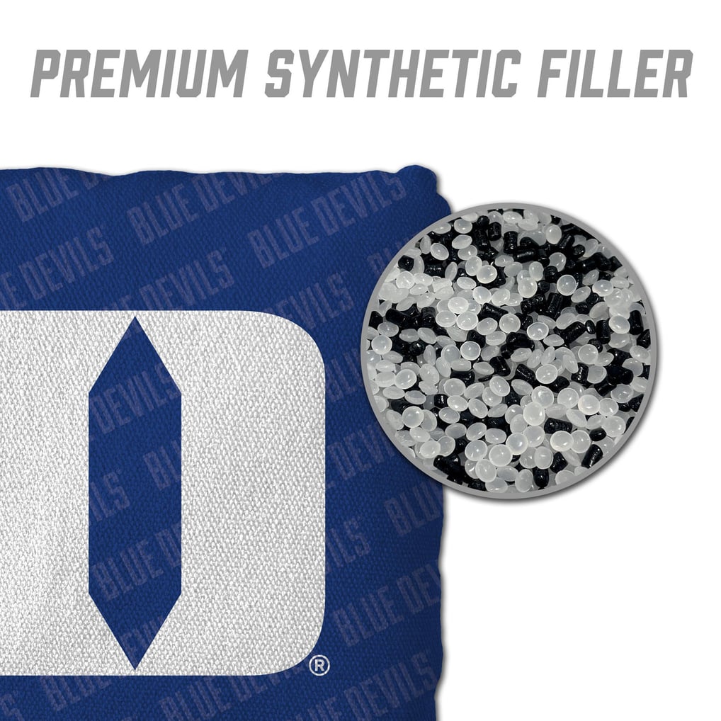 Duke Blue Devils Fanpoint Four-Piece Cornhole Bag Set